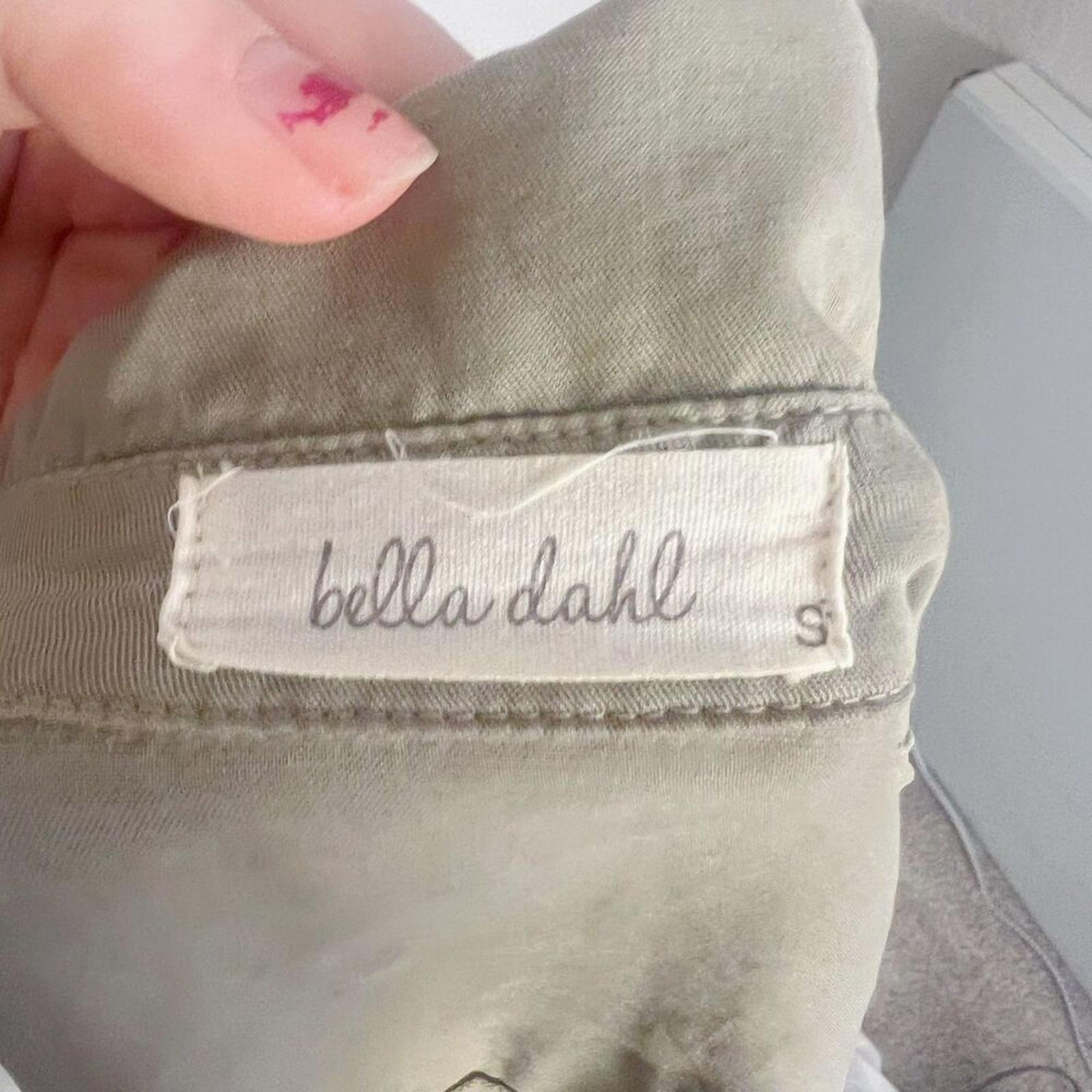Bella Dahl Khaki Green Long Sleeve Button Up Shirt Women's Size S