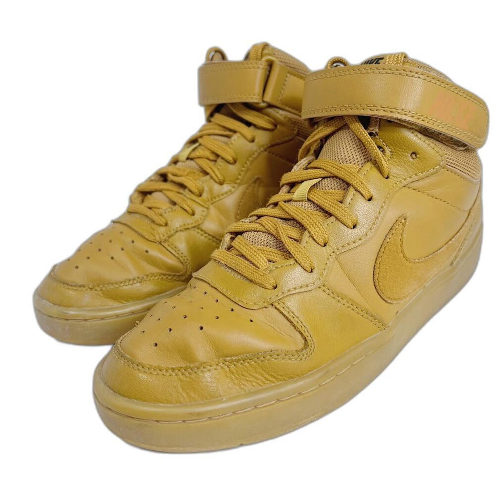 Nike Court Borough Mid 2 Leather Sneakers High Top Athletic Shoes Size 6Y