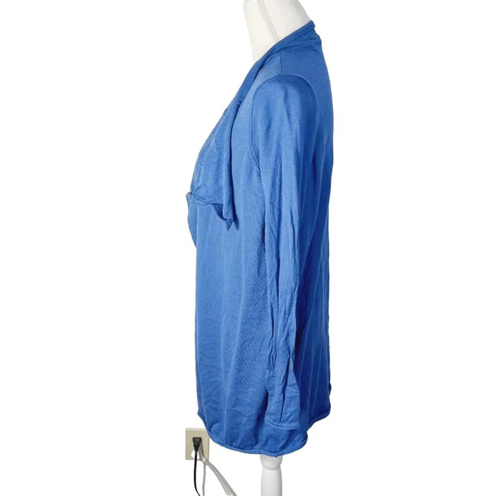 Elie Tahari Merino Wool Blue Cardigan Women's Size S