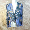 y2k Vintage Bob Mackie Wearable Art Purple Butterfly Shawl Size S