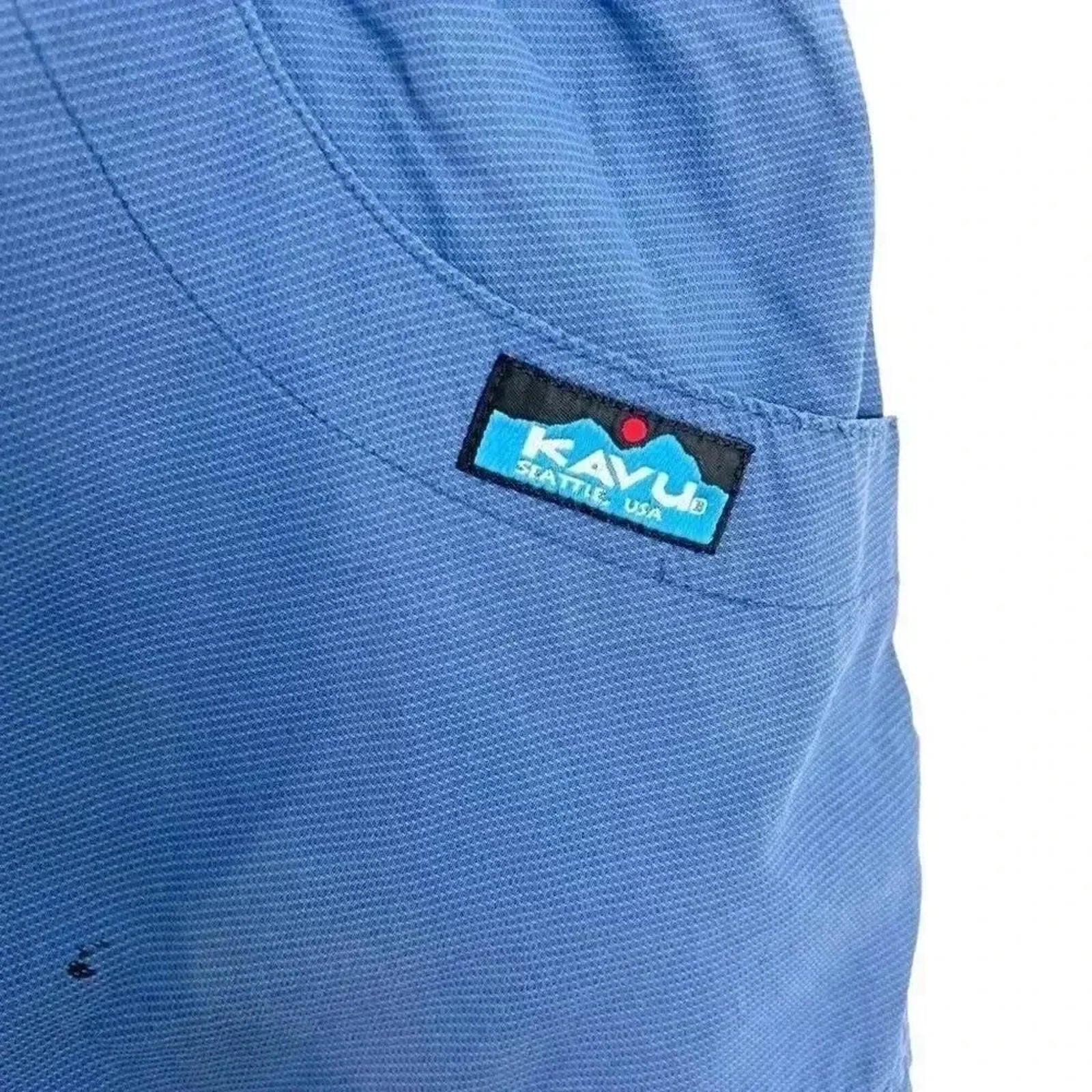 Kavu Chilli Lite Men's Hiking Shorts Blue Workout Athletic Outdoor Size XL