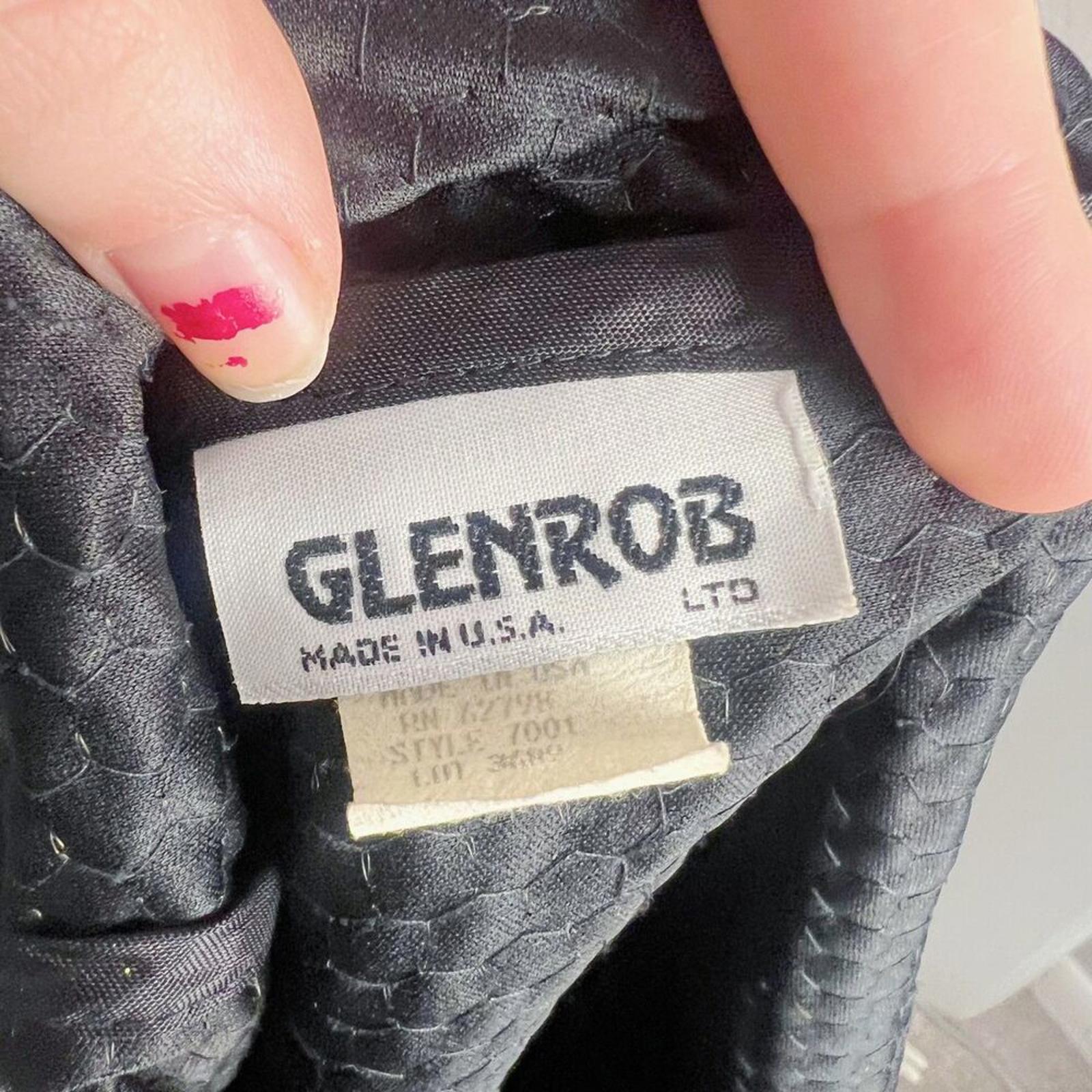 90s Vintage Glenrob Black Sequined Bodycon Dress LBD Women's Size 11-12