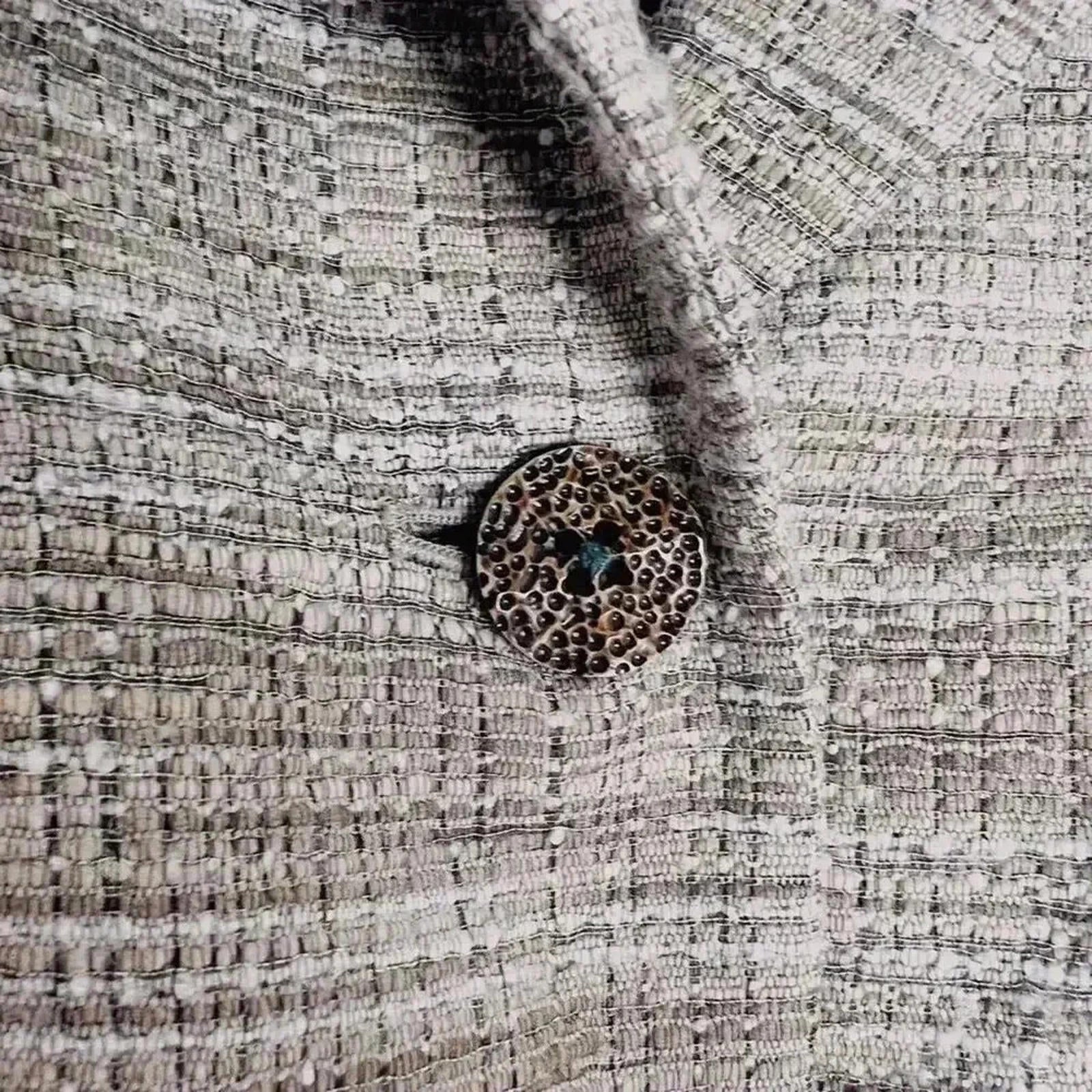 Lafayette 148 Tan Tweed Blazer Women's Size 6 Business Casual Formal Office