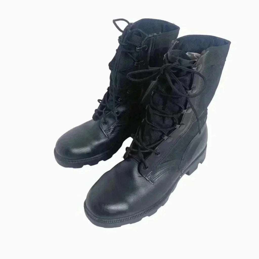 Altama Men's Black Leather Combat Boots Lace Up Boots Size 6W