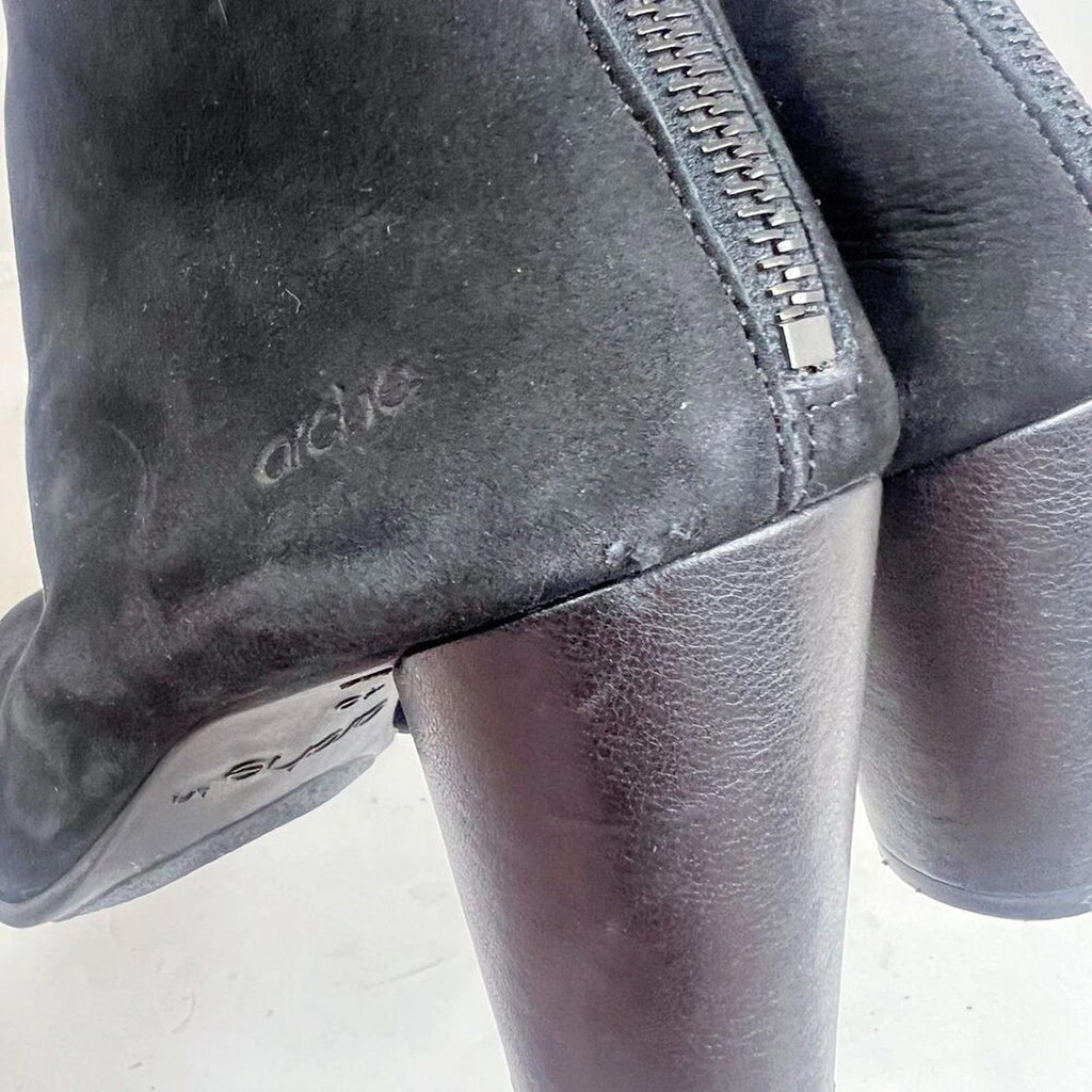 Arche Kleri Black Suede Leather Ankle Boots Booties Women's Size 40 EU 9 US