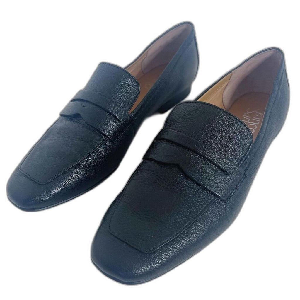 Franco Sarto Dame Black Leather Penny Loafers