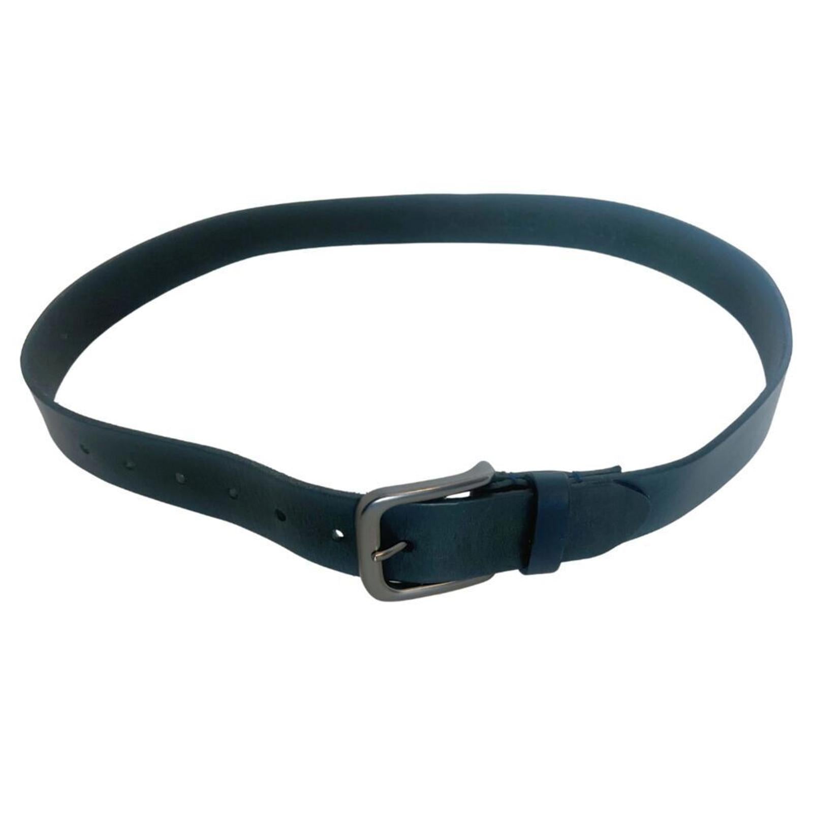 Timberland Men's Black Leather Belt Gunmetal Buckle Casual Belt Size 36
