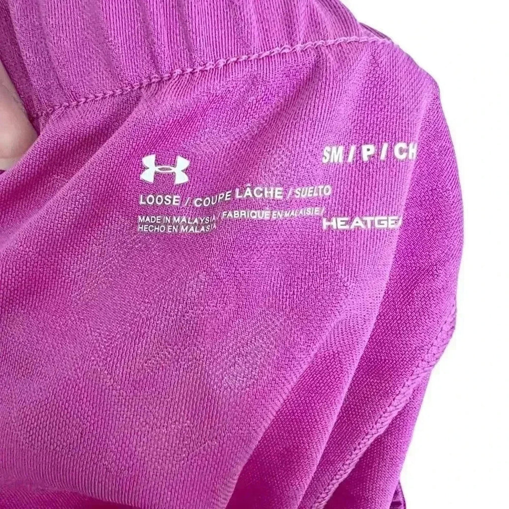 Under Armour Bright Purple Fuscia Running Shorts Workout Athletic Size S