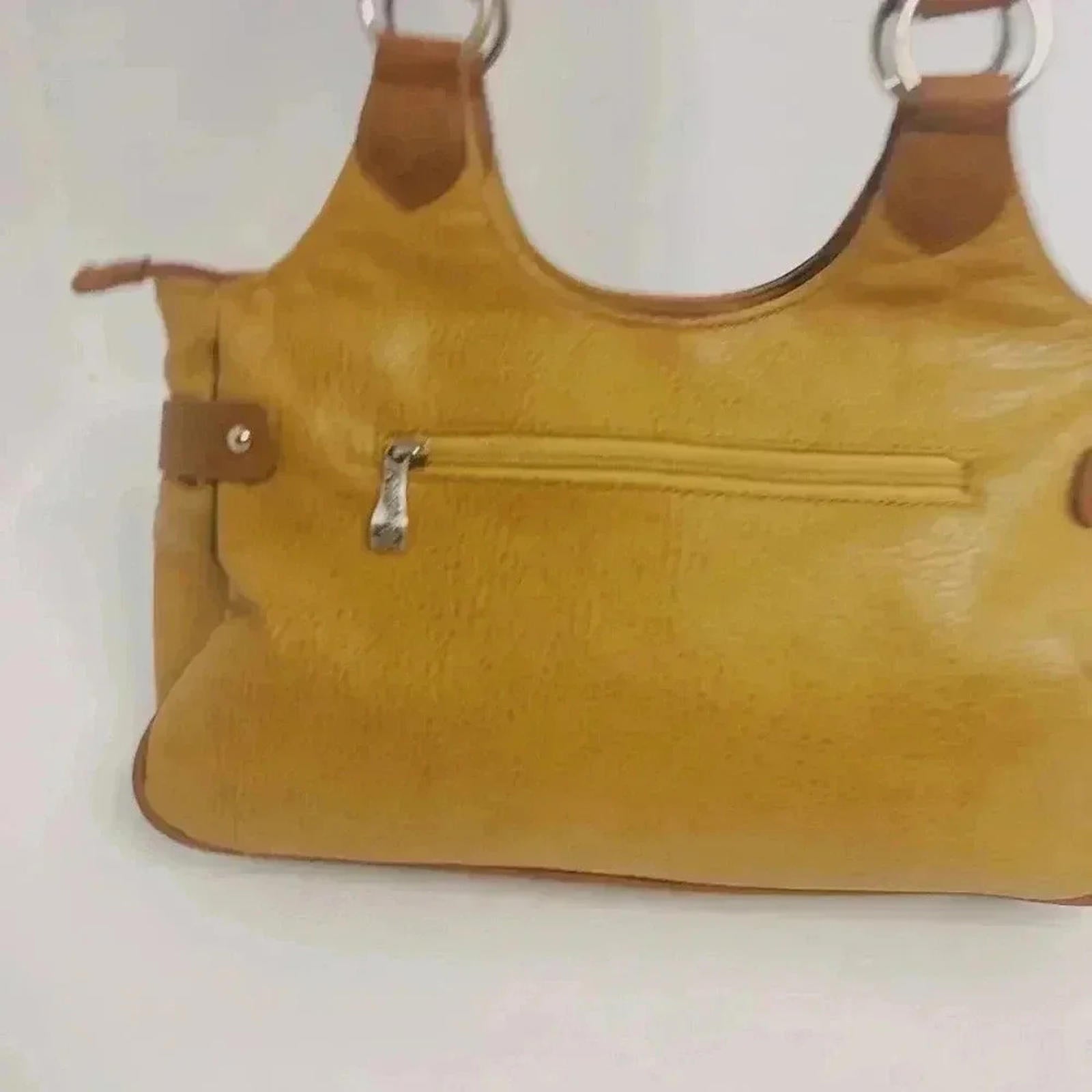 Wrangler Brown Faux Leather Handbag