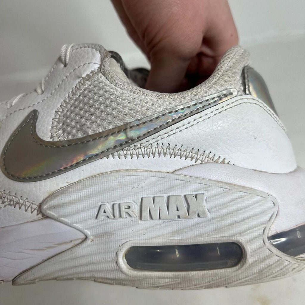 Nike Air Max Excee White Holographic Sneakers Running Shoes Athletic Size 9.5