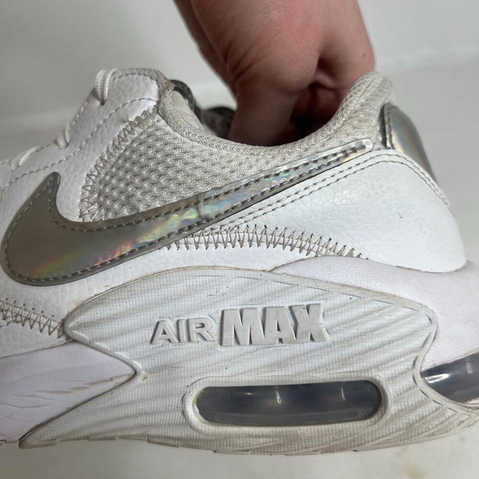 Nike Air Max Excee White Holographic Sneakers Running Shoes Athletic Size 9.5