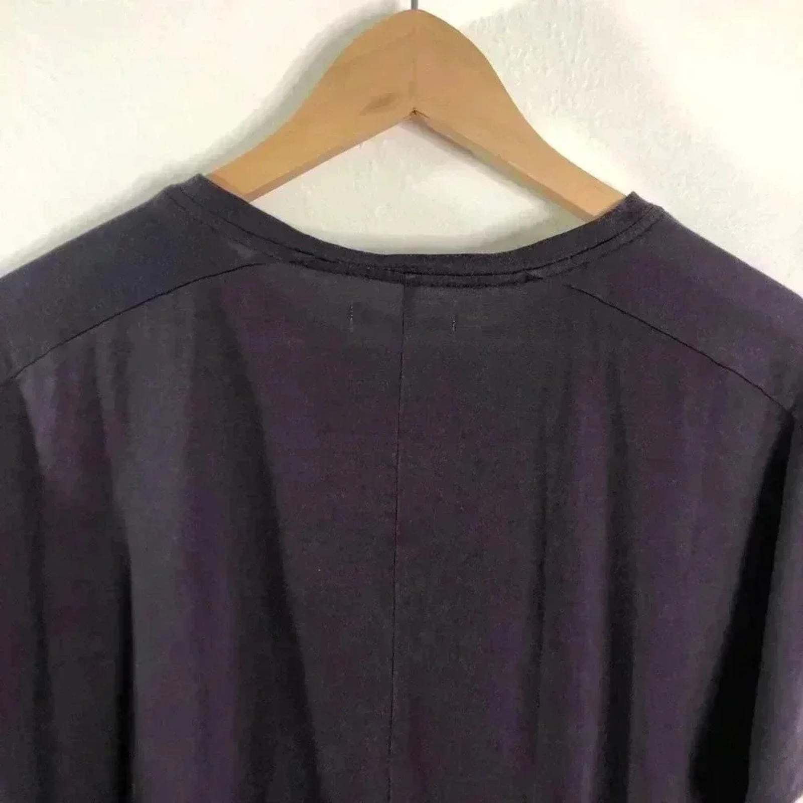 J Brand Plum Purple Soft Crewneck Tee Women's Size M
