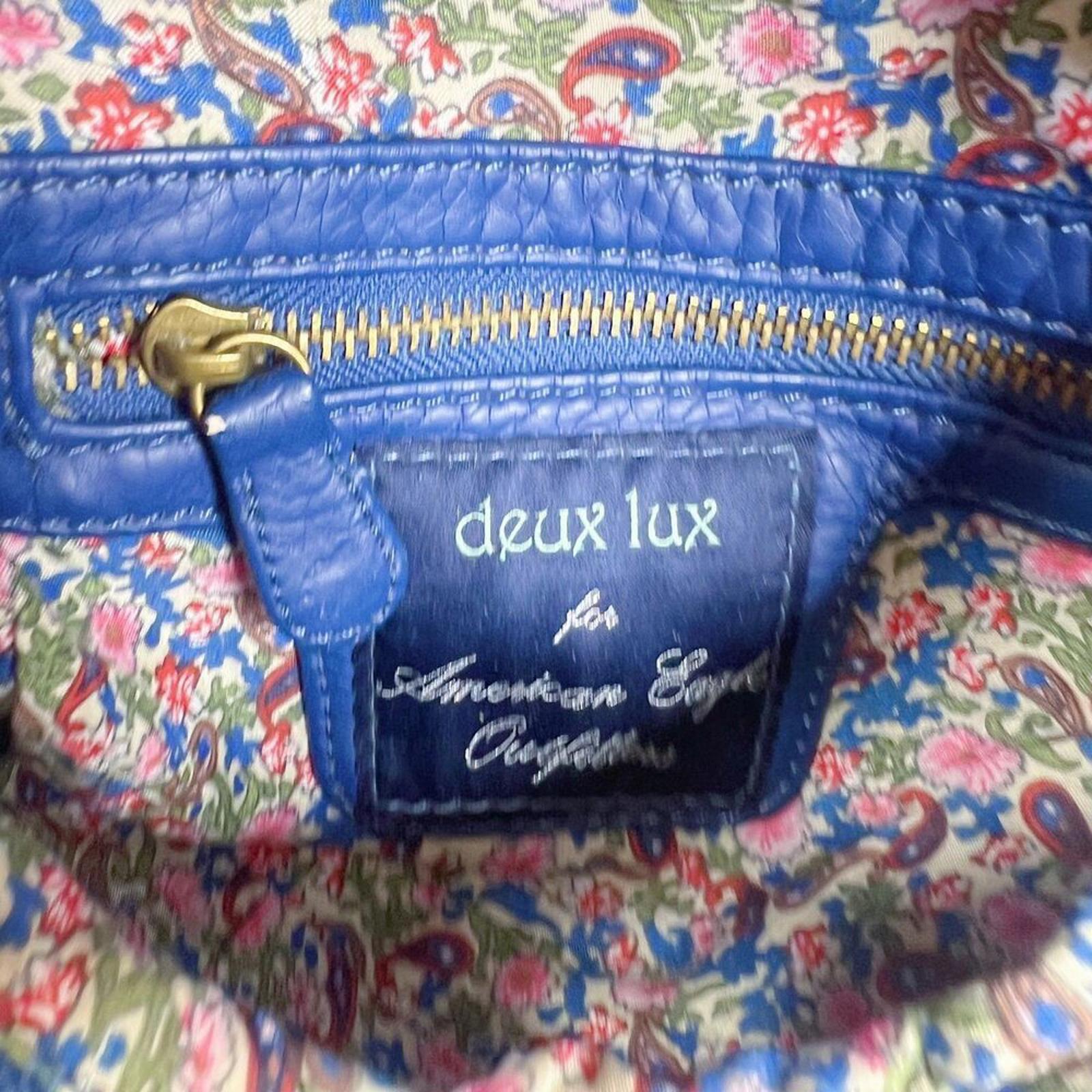 Deux Lux for American Eagle Outfitters Blue Faux Leather Crossbody Bag Purse