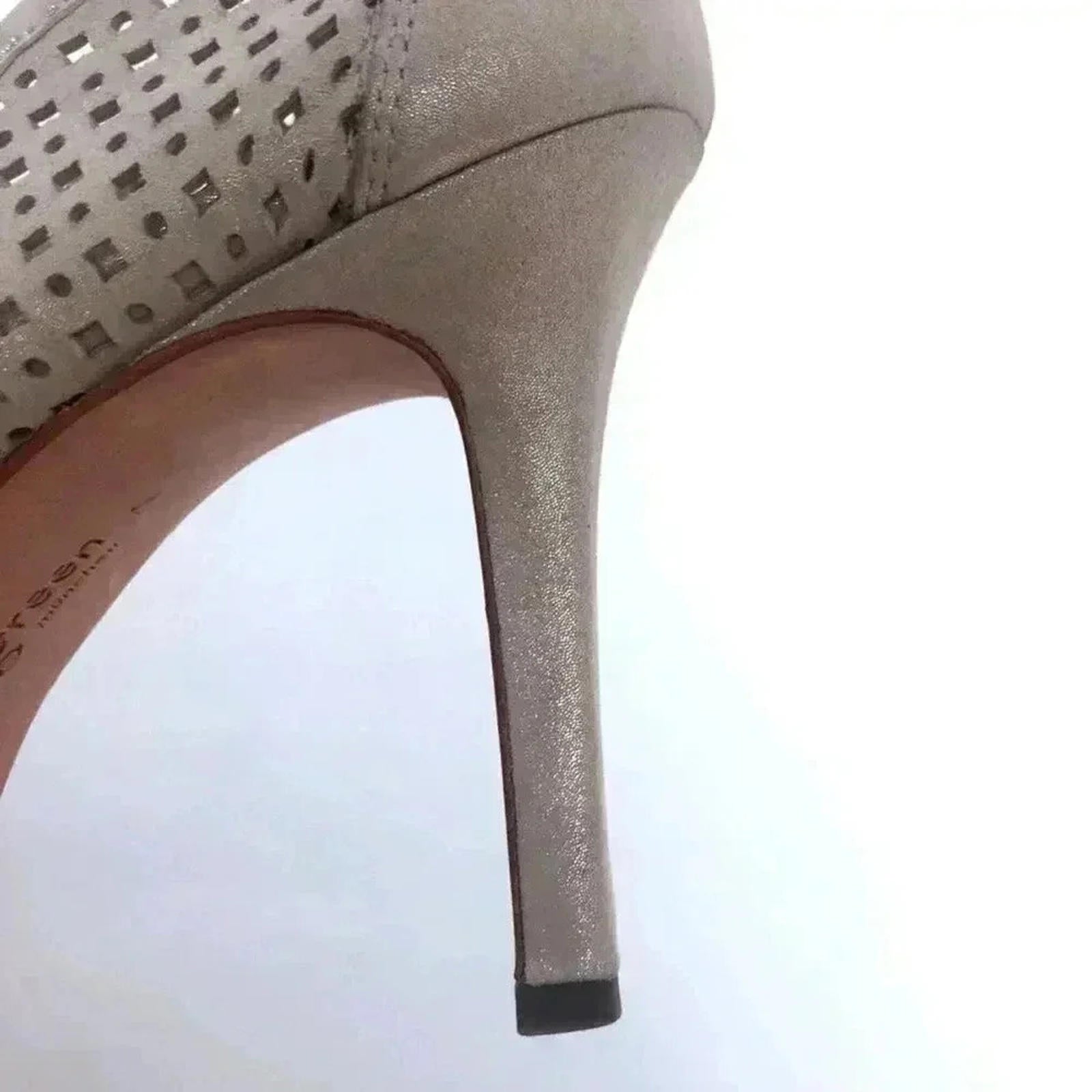 Paul Green Open Toed Booties Passion Perforated Women's Size 9.5 US
