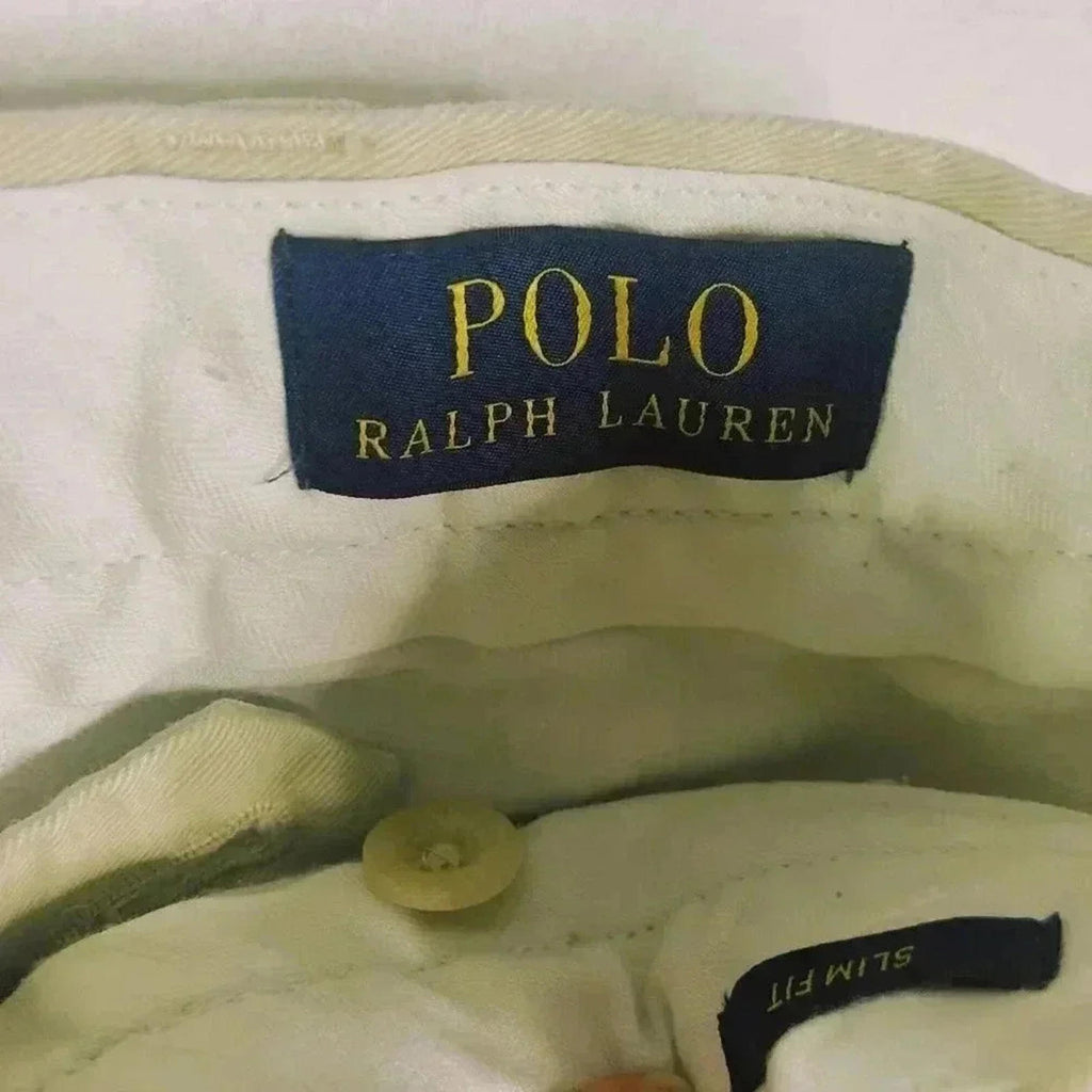 Polo Ralph Lauren Slim Fit Khaki Pants Tan Men's Size 34 x 34 Business Casual