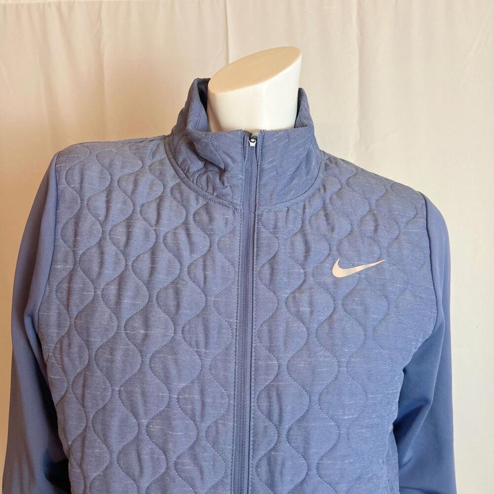 Nike AeroLayer Women's Running Jacket Purple Quilted Dri-Fit Size M