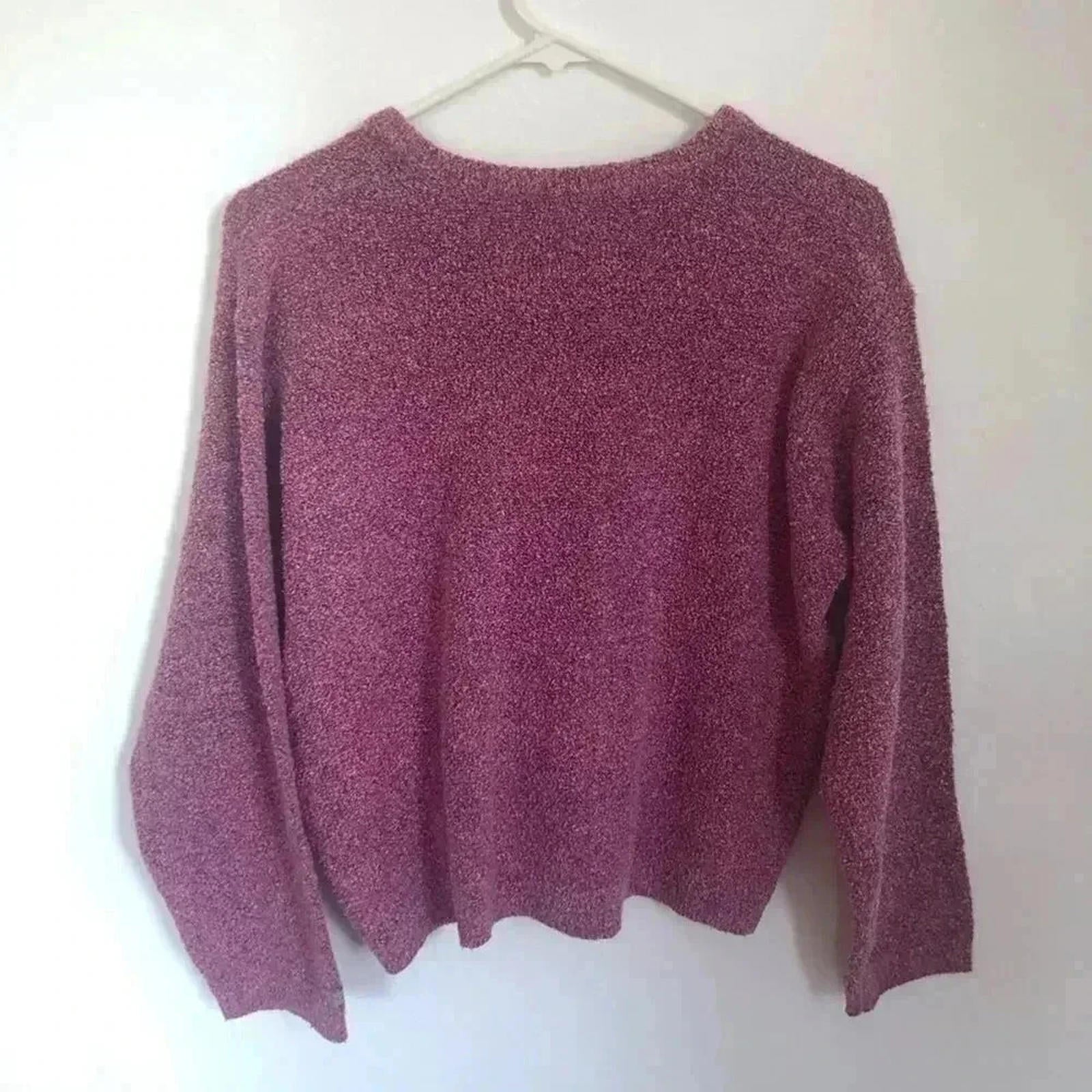 Columbia Pink Knit Sweater Women's Size XL