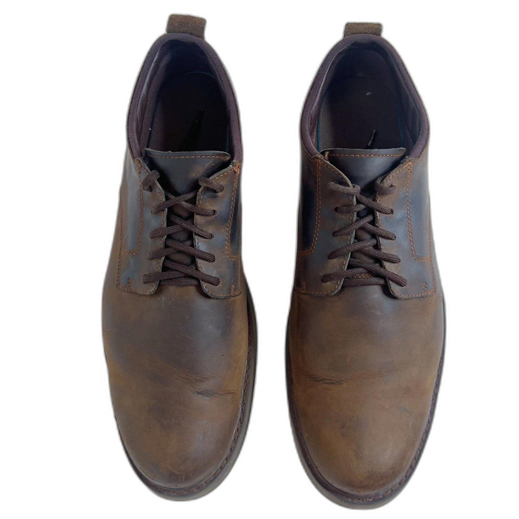 Timberland Squall Canyon Waterproof Brown Leather Oxfords Casual Men's Size 15