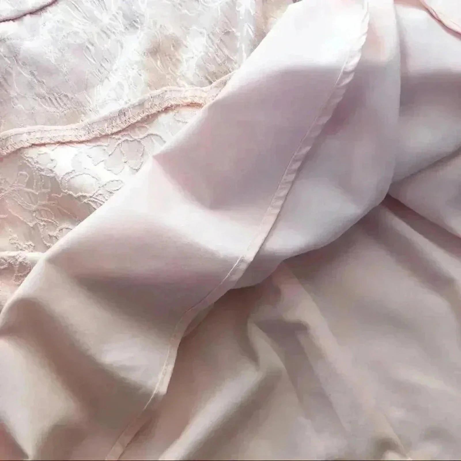 NWT Aqua Rose Gold A Line Dress Balletcore Coquette Women's Size M