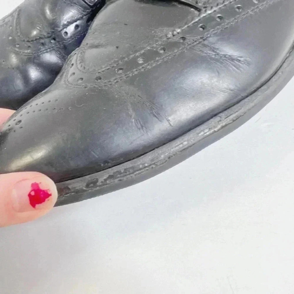 Florsheim Brookside Black Leather Wingtip Oxford Men's Size 10