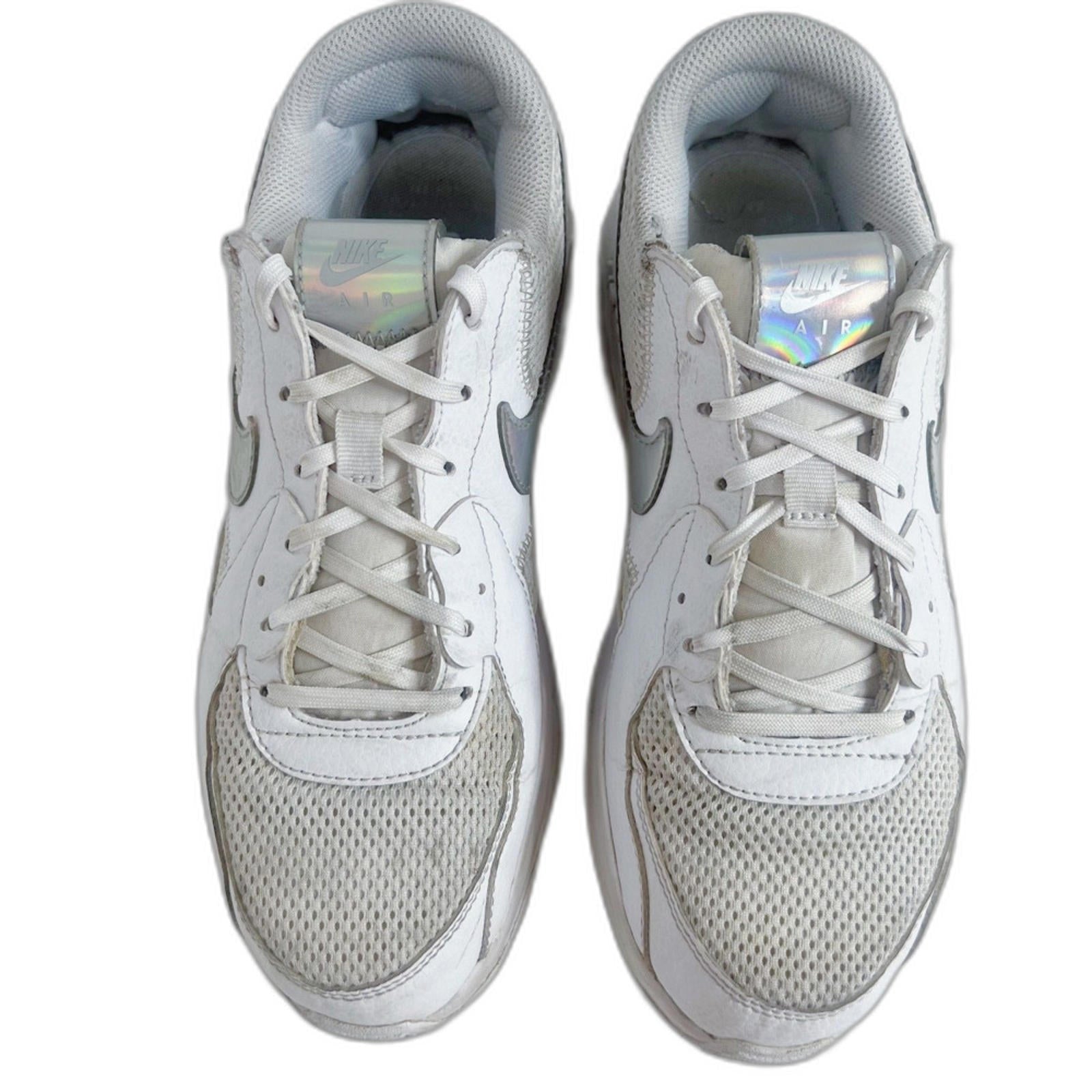 Nike Air Max Excee White Holographic Sneakers Running Shoes Athletic Size 9.5