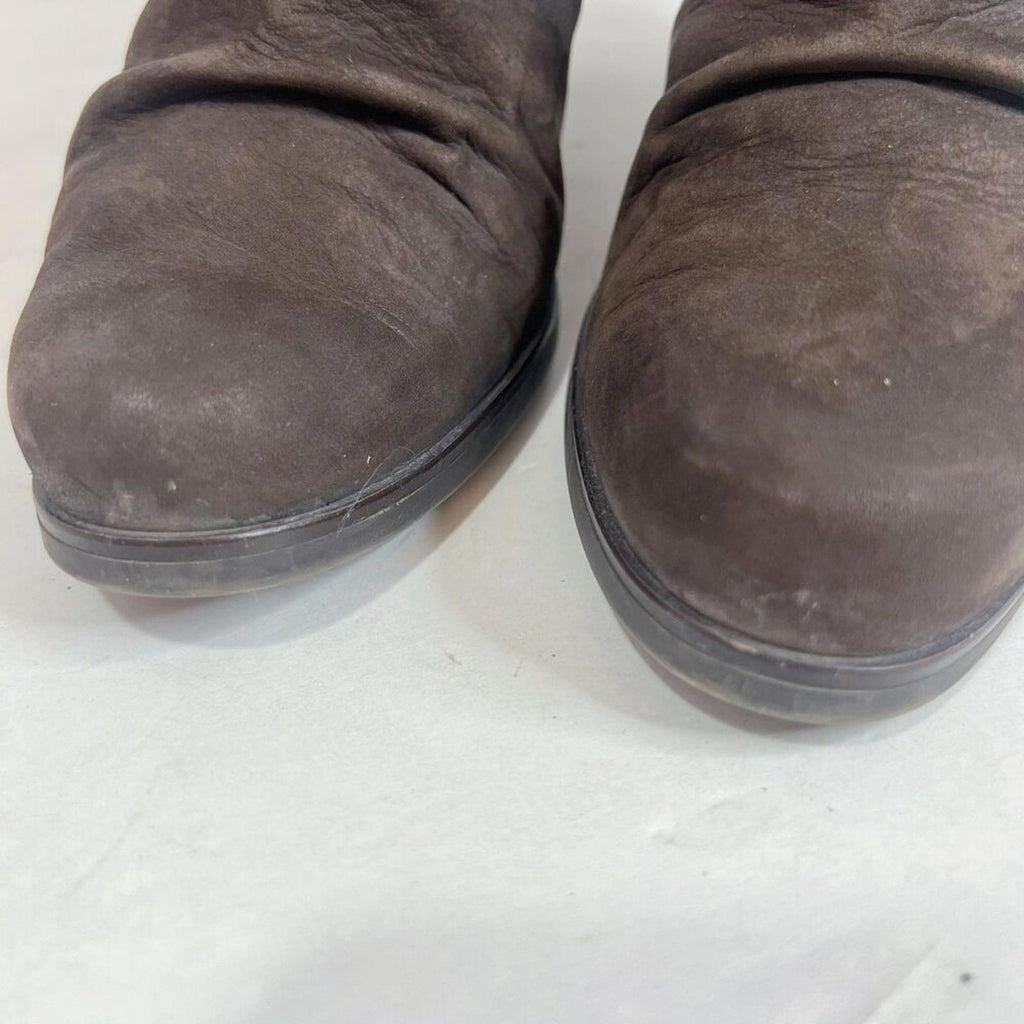 Paul Green Juno Brown Suede Nuback Ankle Boots Booties Chelsea Size