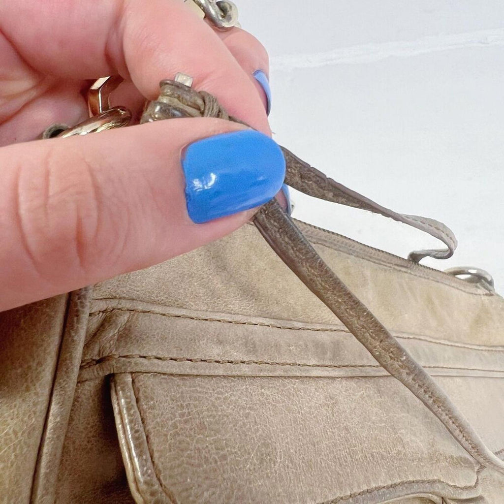 Rebecca Minkoff M.A.C. Taupe Leather Crossbody Bag Purse