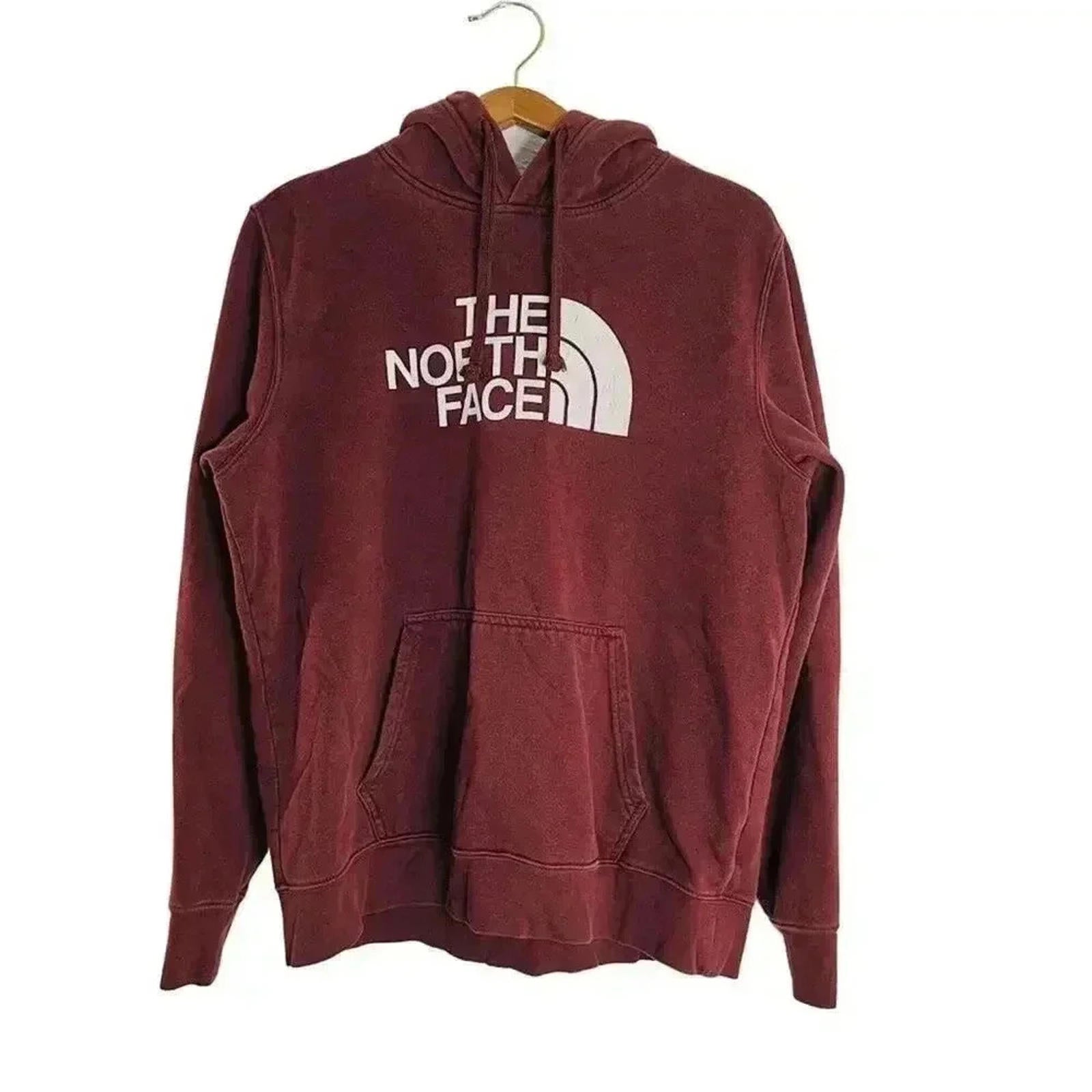 The North Face Maroon Hoodie Sweatshirt Women's Size M