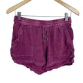 Anthropologie Hei Hei Red Flowy Drawstring Shorts Women's Size XS