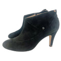 Ted Baker Black Suede Stiletto Ankle Boots Booties Women's Size 7