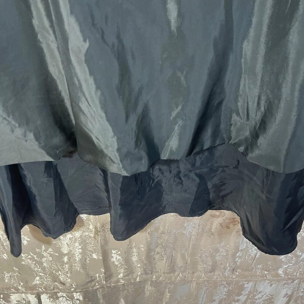 NWT JS Collections Black Organza Maxi Skirt Formal Skirt Women's Size 4