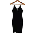 NWOT Soprano Lace Up Black Bodycon Dress Cocktail Formal LBD Women's Size S