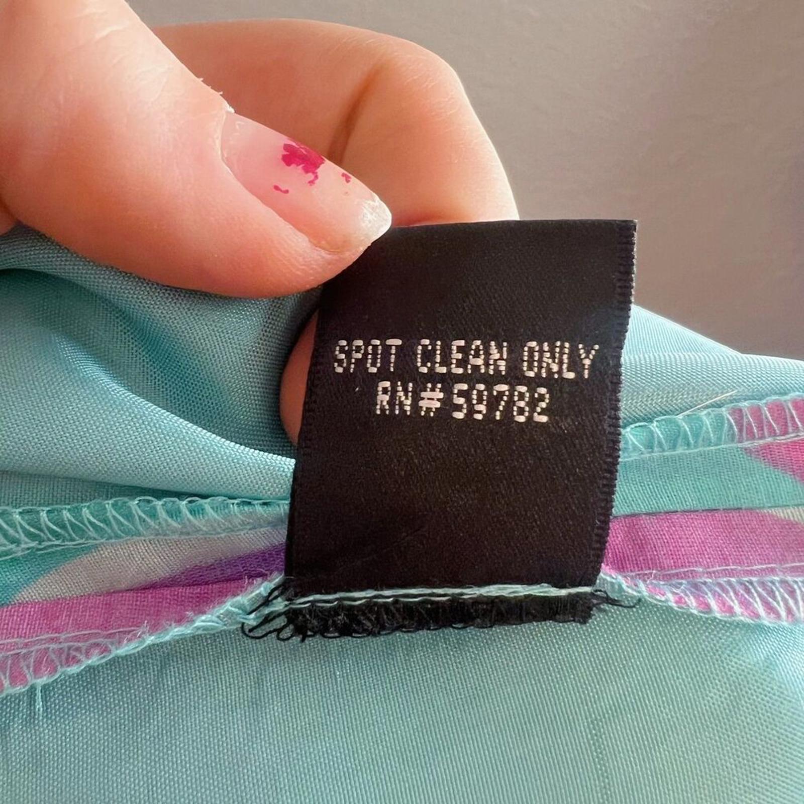 Adrianna Papell Floral Cocktail Sheath Dress Teal Purple Pink Rosette Size 6