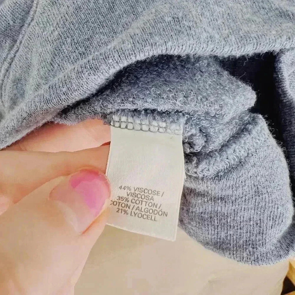 Victoria's Secret VS Blue Terrycloth Relaxed Fit Tee Open Back Loungewear Size L