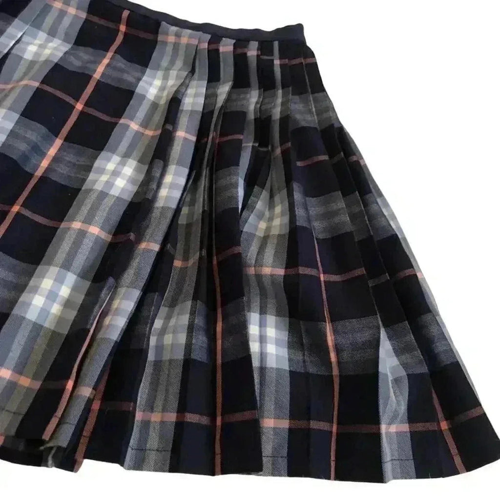 NWOT Urban Outfitters UO Silence + Noise Plaid Skirt Pleated Blue Pink Size S