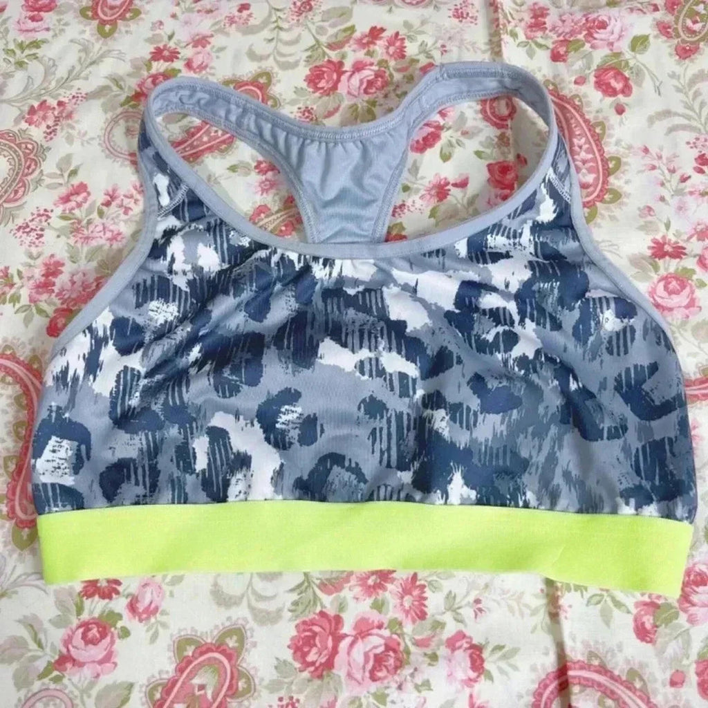 Grey Camo Sports Bra Size S