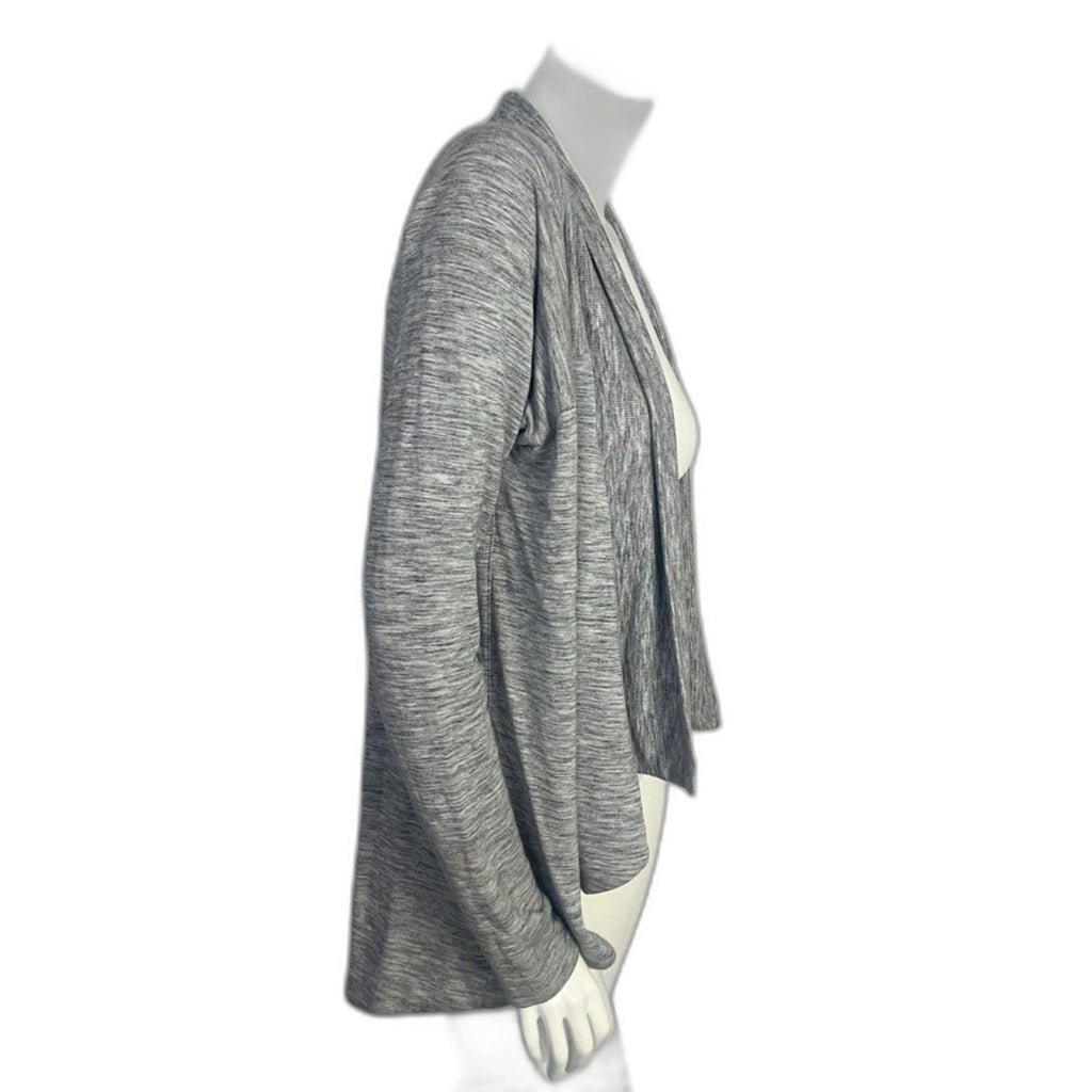 Athleta Nirvana Wear Two Ways Wrap Cardigan Women's Size S Heathered Grey Gray