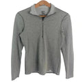 Patagonia Grey Heathered Quarter Zip Base Layer Women's Size S
