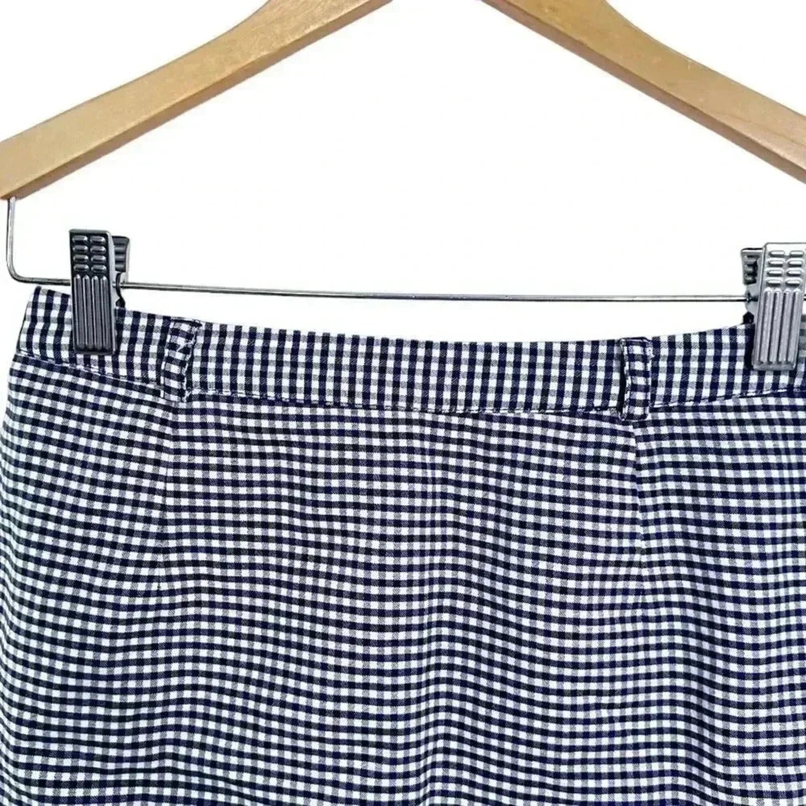 I Love H81 Blue Gingham Mini Skirt Coquette Farmgirl Women's Size 25