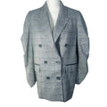 Like New Joie Tomika Blazer in Caviar Multi Double Breasted Plaid Jacket Size 4