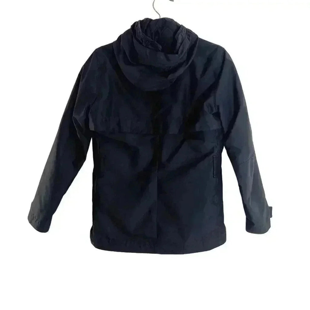 Postcard Black Winter Jacket With Hood Ski Snowboard Jacket Coat Size 4