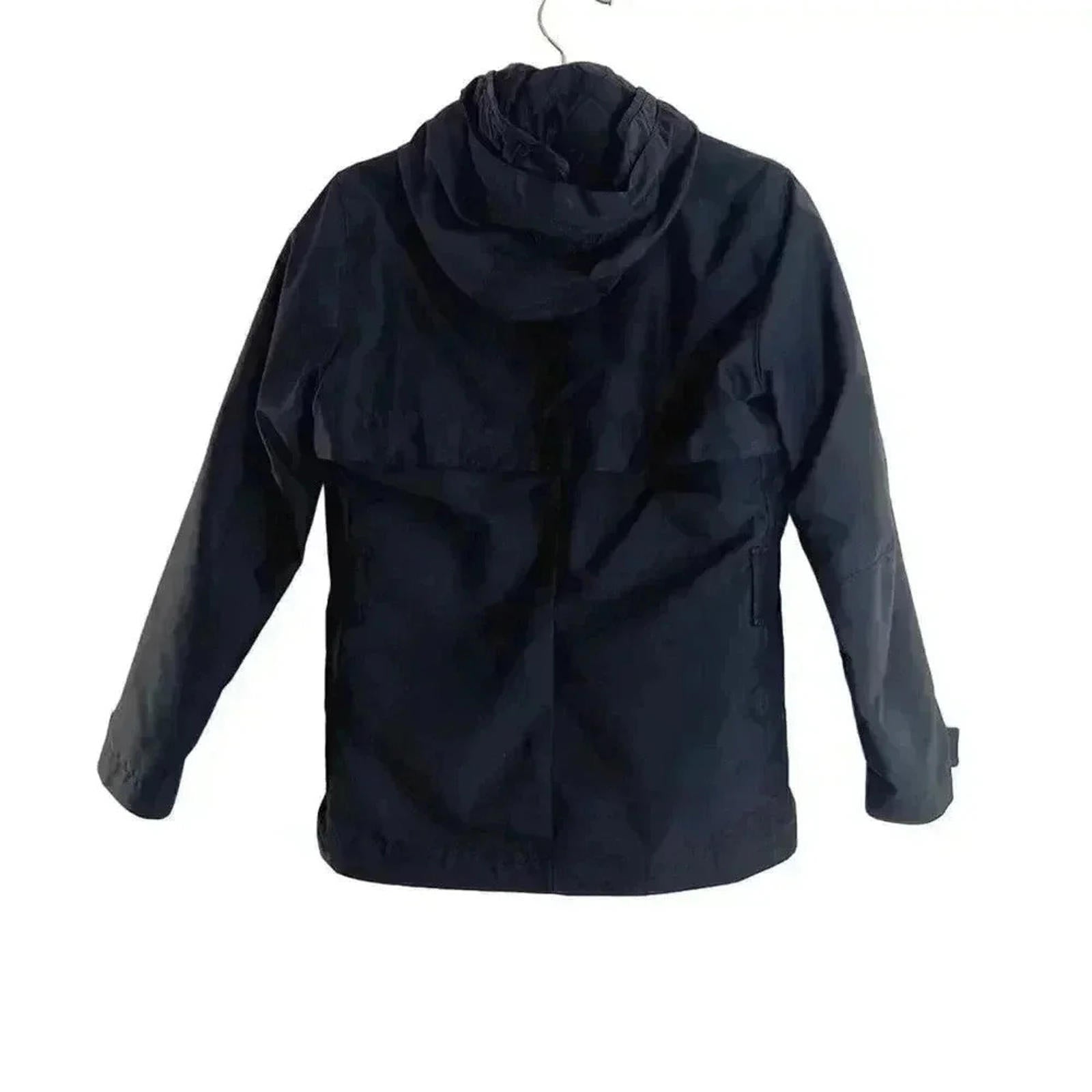 Postcard Black Winter Jacket With Hood Ski Snowboard Jacket Coat Size 4