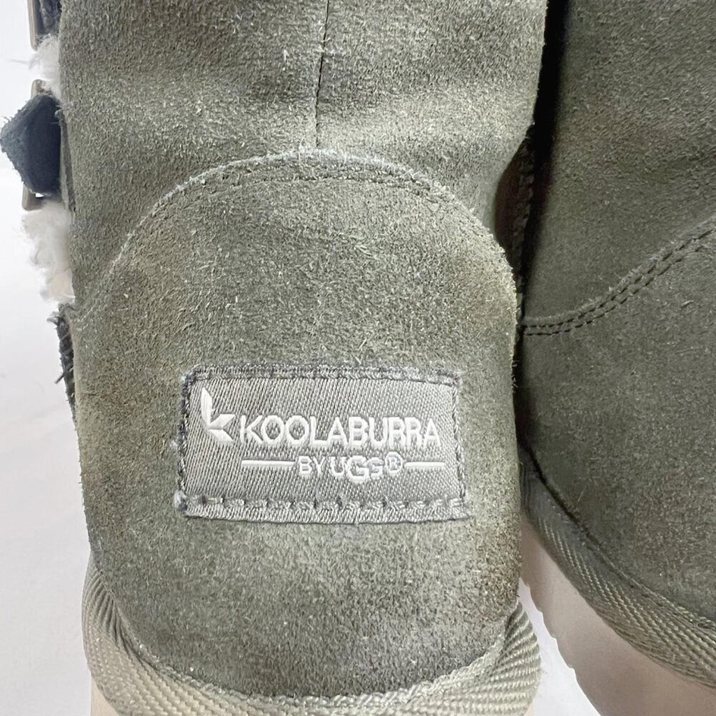 Koolaburra by Ugg Sulana Short Shearling Boot in Olive Green Size 8