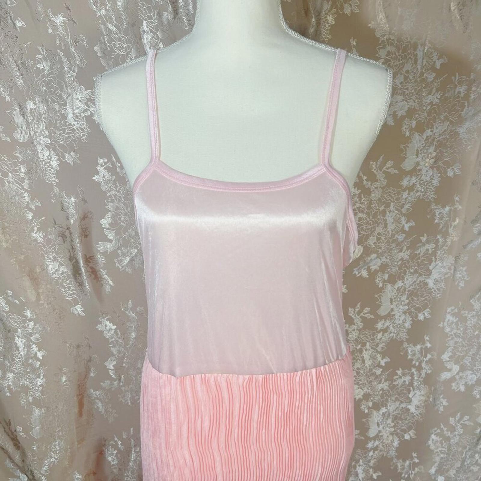 NWT Pretty Angel Ballerina Pink Satin Slip Dress Coquette Women's Size XL
