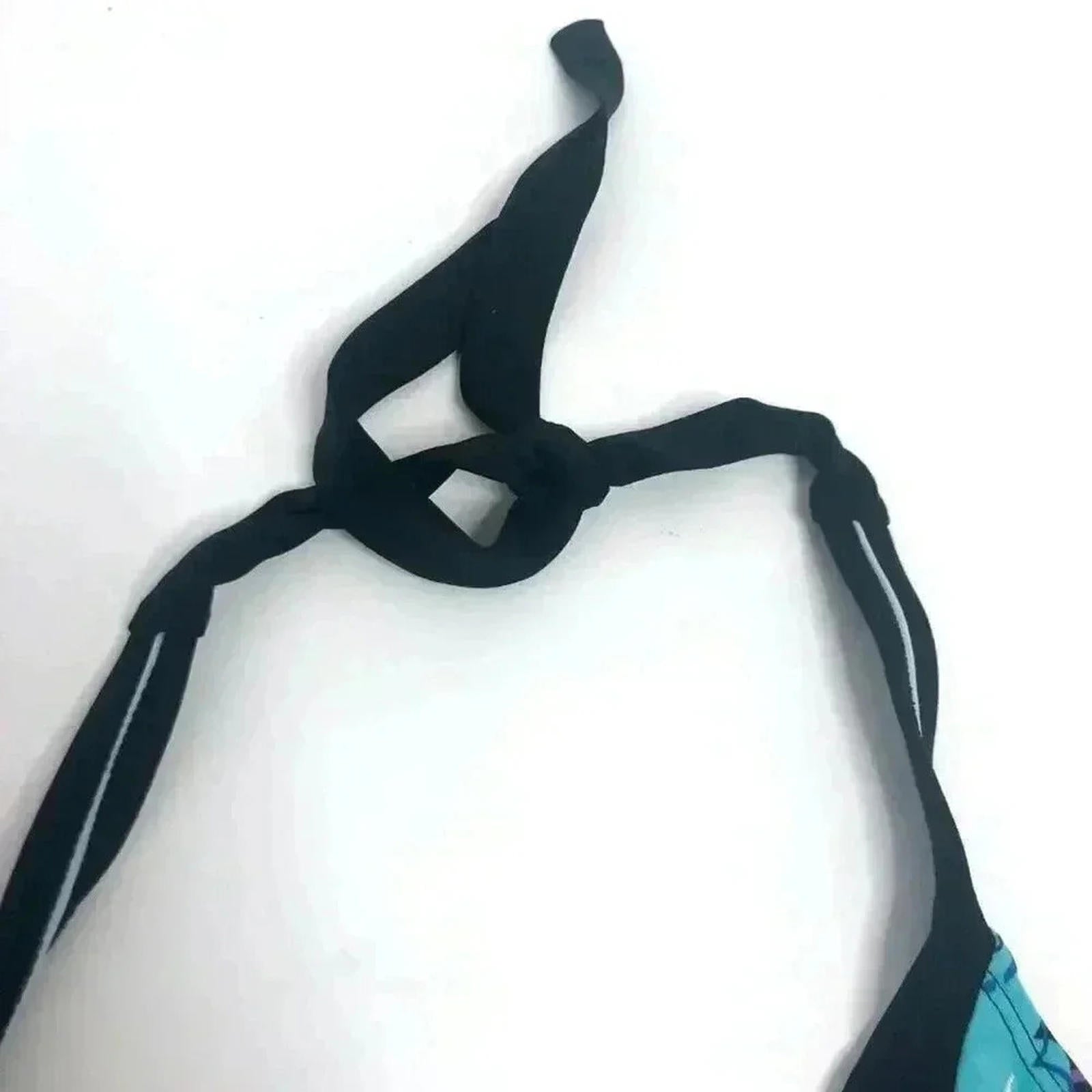 Nike Black Triangle Bikini Top Floral Detail