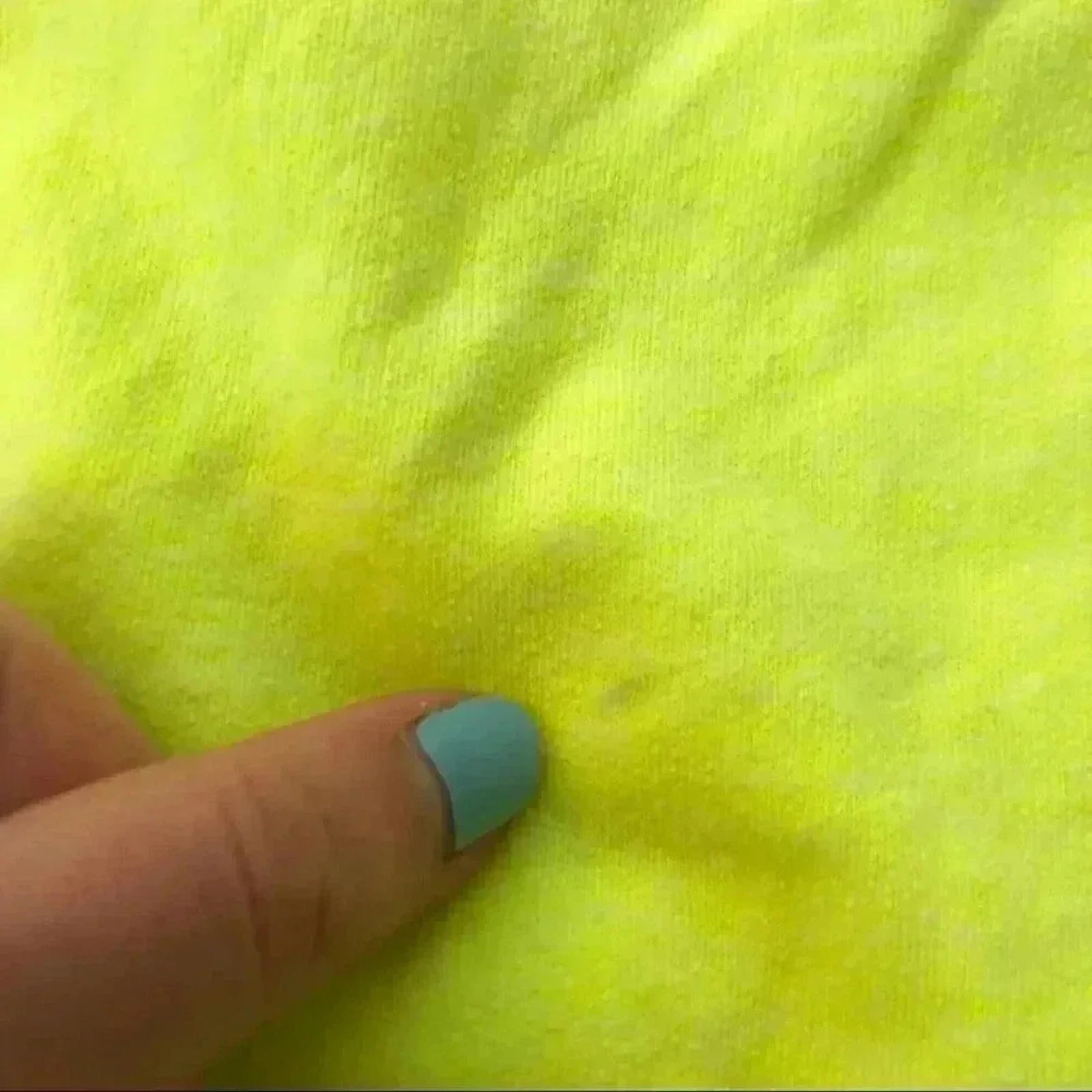 VS PINK Neon Yellow Quarter Zip Jacket Women's Size S