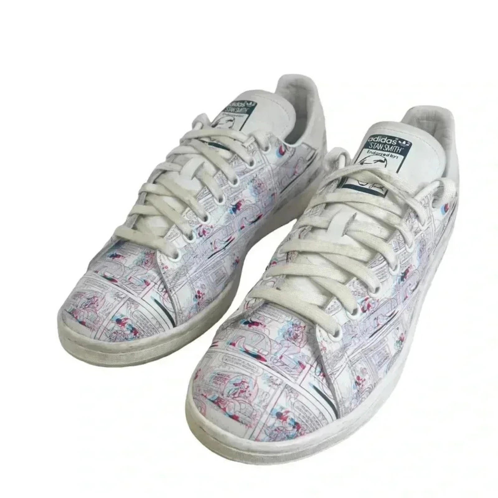 Disney x Stan Smith Mickey Mouse Comic Strip FW2911 Men's Sneakers Size 10.5