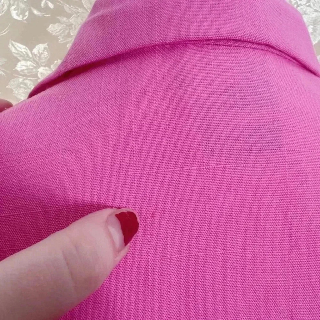Vintage Bobbie Brooks Barbie Pink 80s Blazer Size L