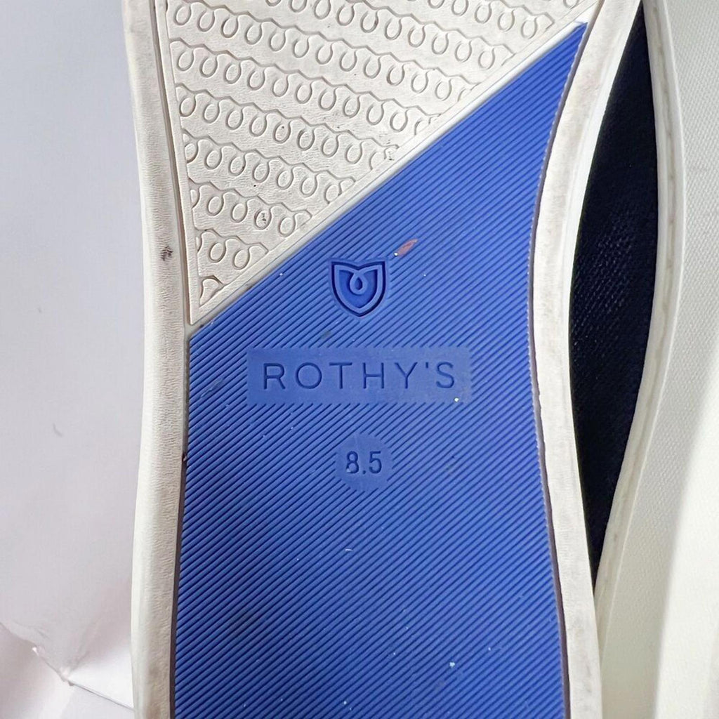 Rothy's Limited Edition Chelsea Nightfall Navy Blue High Top Sneakers Size 8.5