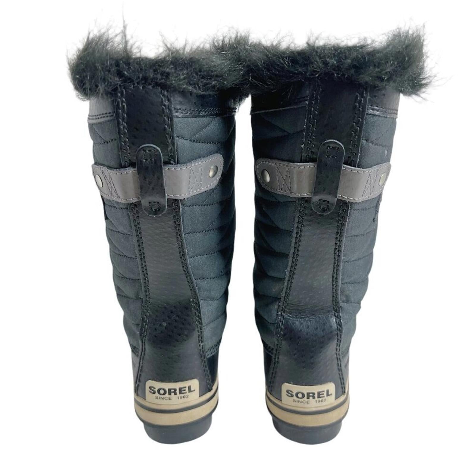 Sorel TOFINO II Youth Waterproof Boot Girl's Black Snow Boot Winter Boot Size 4